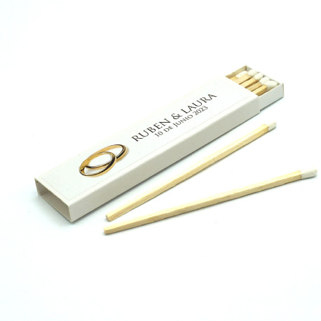 Cajas de cerillas Bodas modelo Cigar